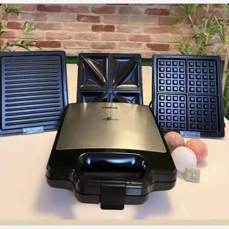 ساندویچ ساز و وافل ساز سه کاره نانوهونامیک ژاپن مدل NANO013